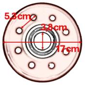 ROULEMENT DE CUVE COMPLET BETONNIERE SM165 ET SM175S ALTRAD LESCHA